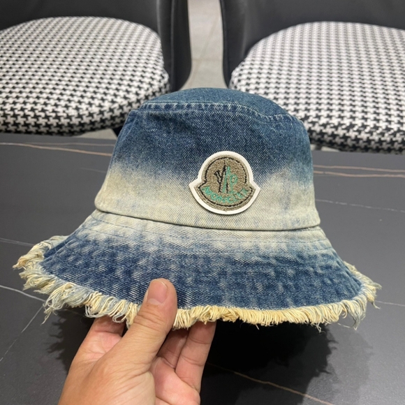 Moncler Blue cowboy hat. - Picture 1 of 8